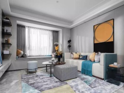 90㎡现代三居设计鉴赏